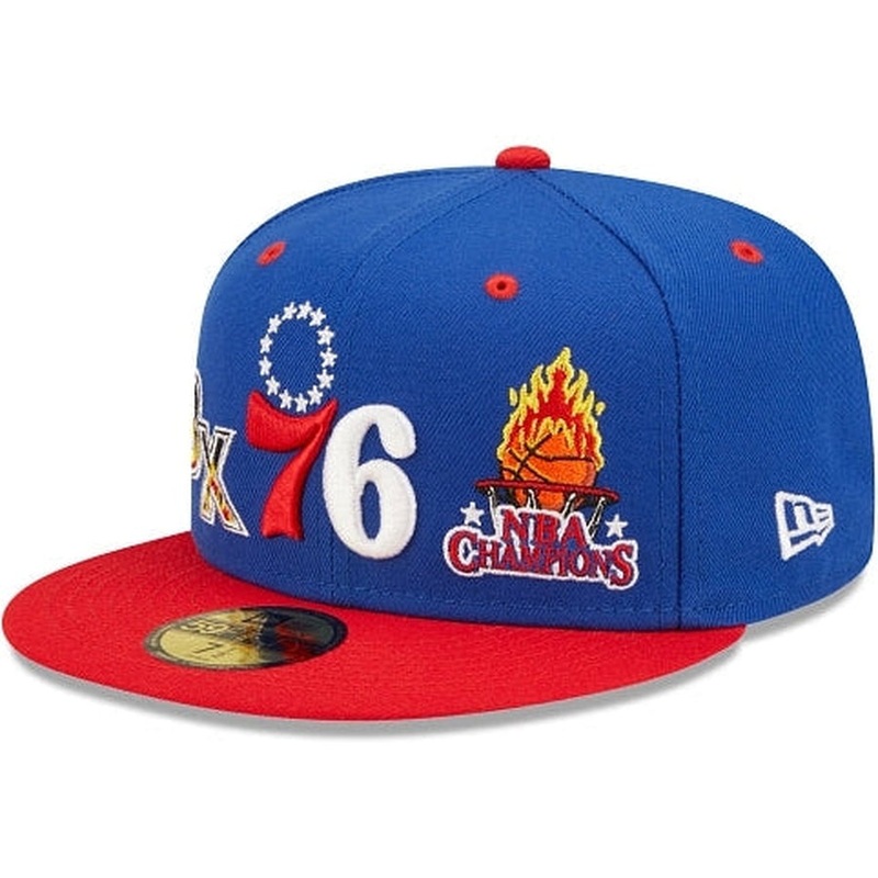 New Era Philadelphia 76ers Fire 2022 59FIFTY Fitted Hat