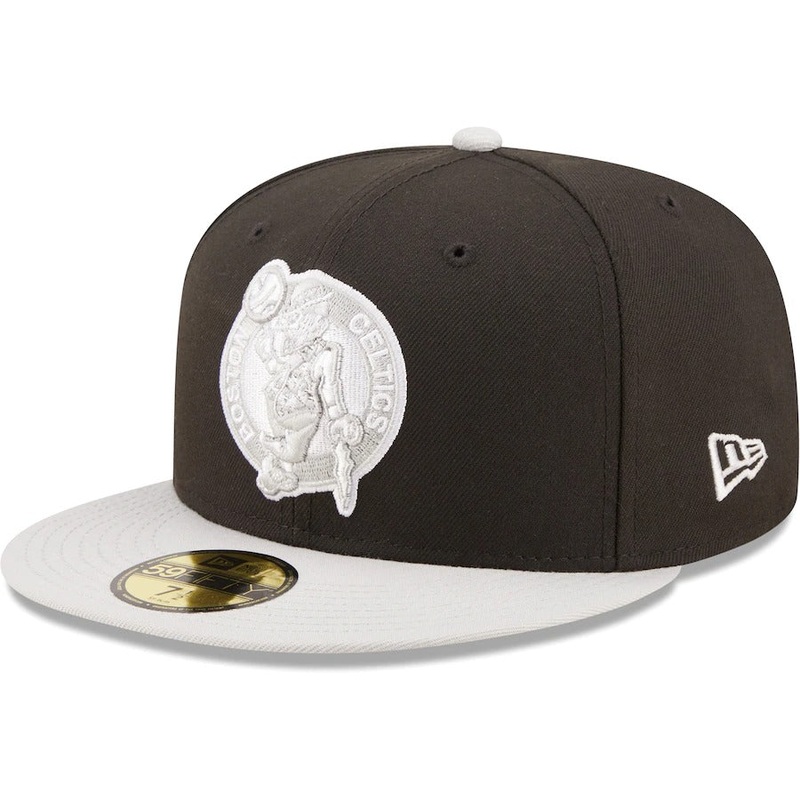 New Era Boston Celtics Black/Gray Two-Tone Color Pack 59FIFTY Fitted Hat