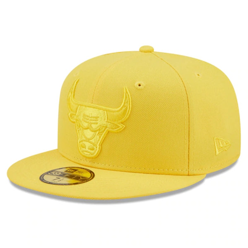 New Era  Chicago Bulls Color Pack 59FIFTY Fitted Hat – Yellow