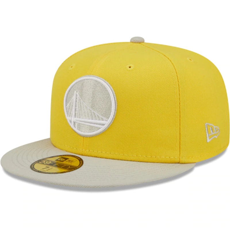 New Era  Golden State Warriors Color Pack 59FIFTY Fitted Hat – Yellow/Gray