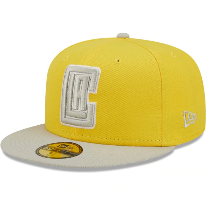 New Era  LA Clippers Color Pack 59FIFTY Fitted Hat – Yellow/Gray