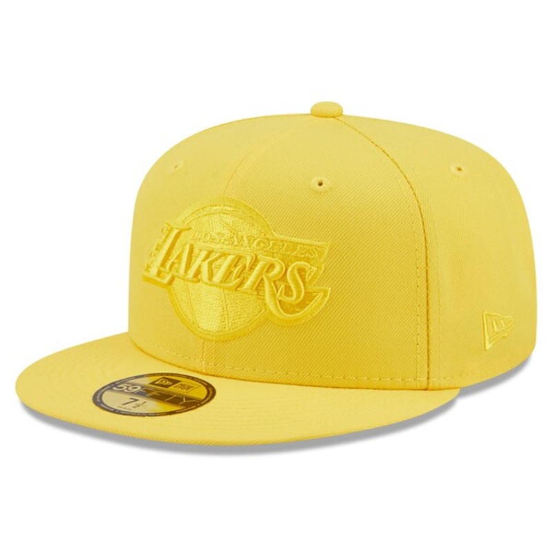 New Era Los Angeles Lakers Color Pack 59FIFTY Fitted Hat – Yellow