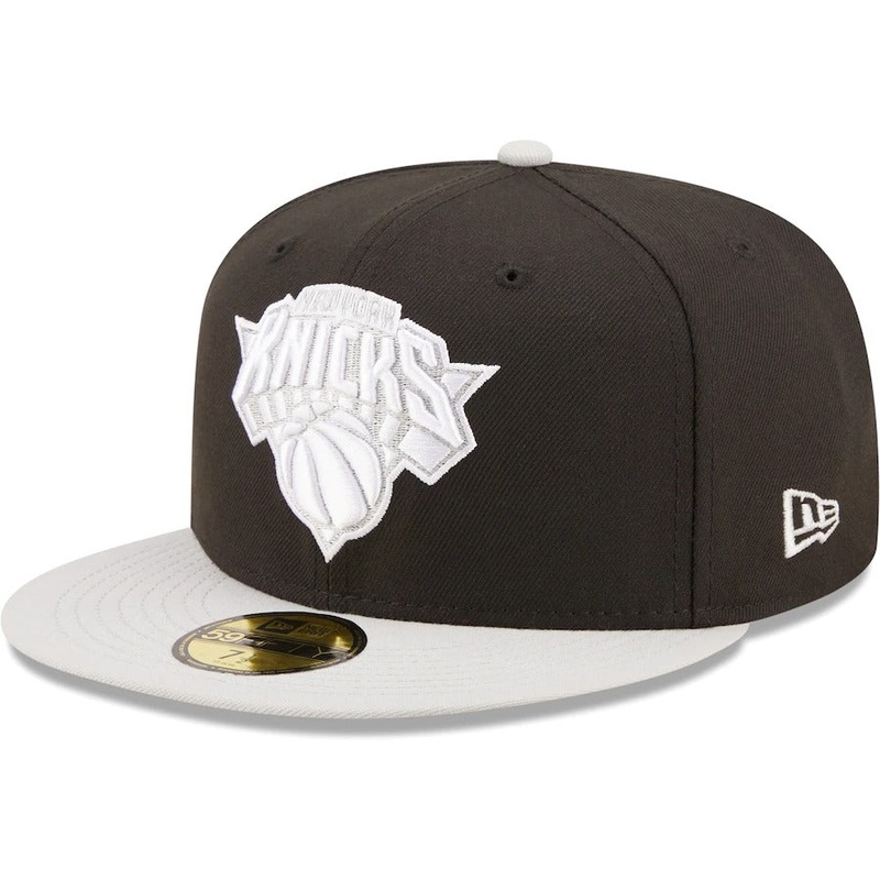 New Era New York Knicks Black/Gray Two-Tone Color Pack 59FIFTY Fitted Hat