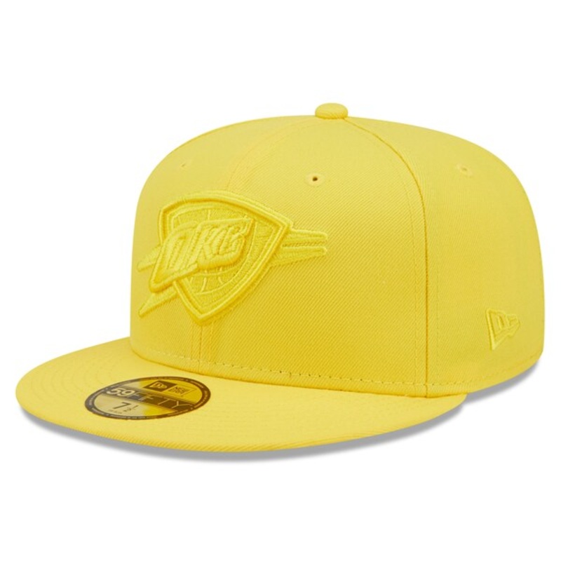 New Era Oklahoma City Thunder Color Pack 59FIFTY Fitted Hat – Yellow