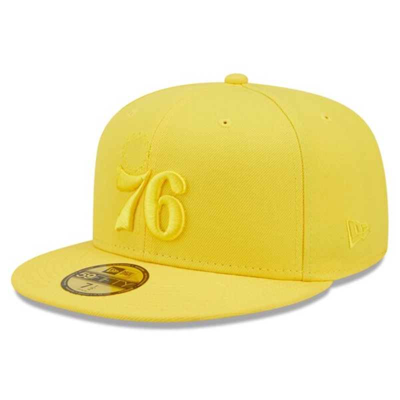 New Era Philadelphia 76ers Color Pack 59FIFTY Fitted Hat – Yellow