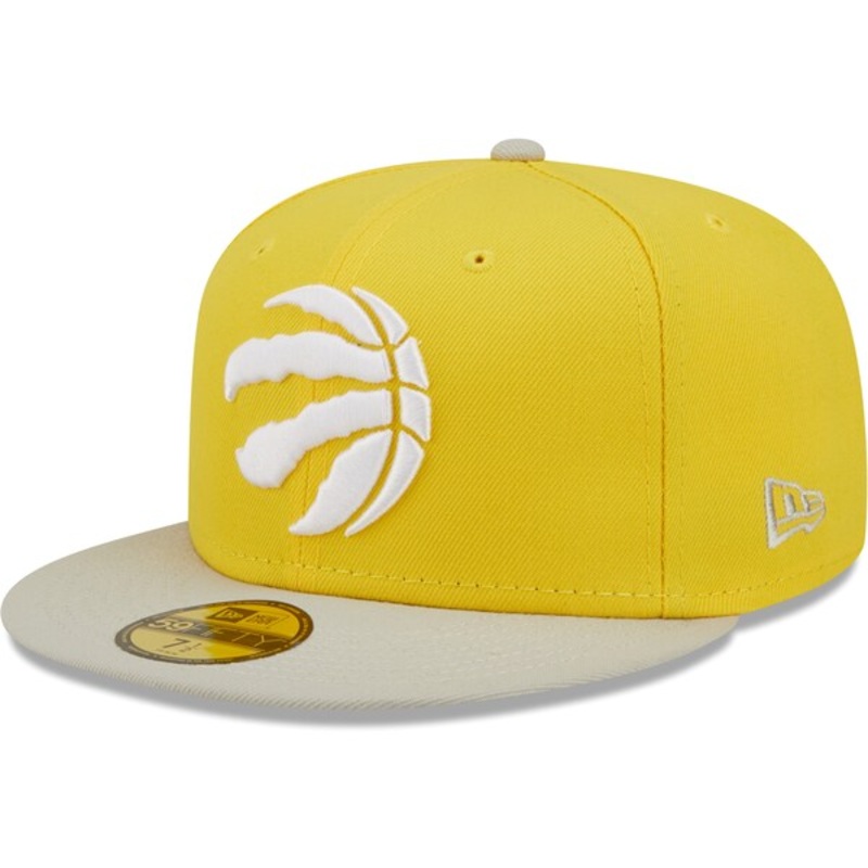 New Era Toronto Raptors New Era Color Pack 59FIFTY Fitted Hat – Yellow/Gray