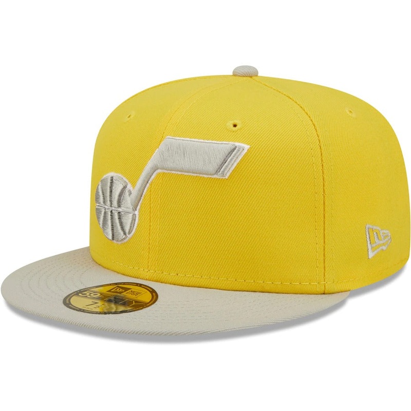 New Era Utah Jazz Color Pack 59FIFTY Fitted Hat – Yellow/Gray