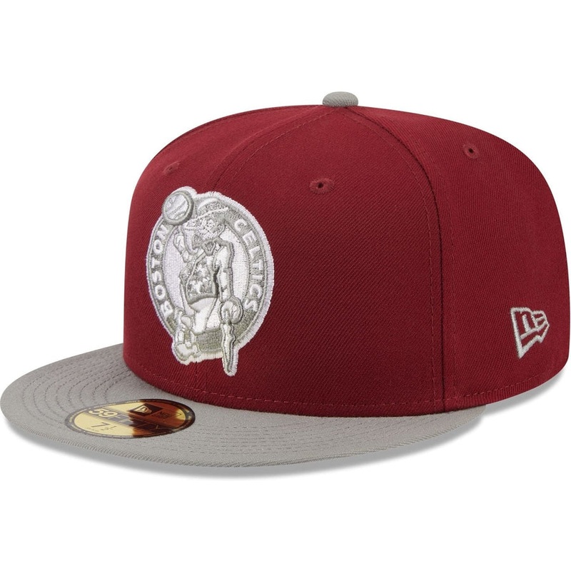 New Era Boston Celtics Colorpack Burgundy/Grey 2023 59FIFTY Fitted Hat