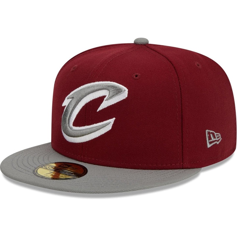 New Era Cleveland Cavaliers Colorpack Burgundy/Grey 2023 59FIFTY Fitted Hat