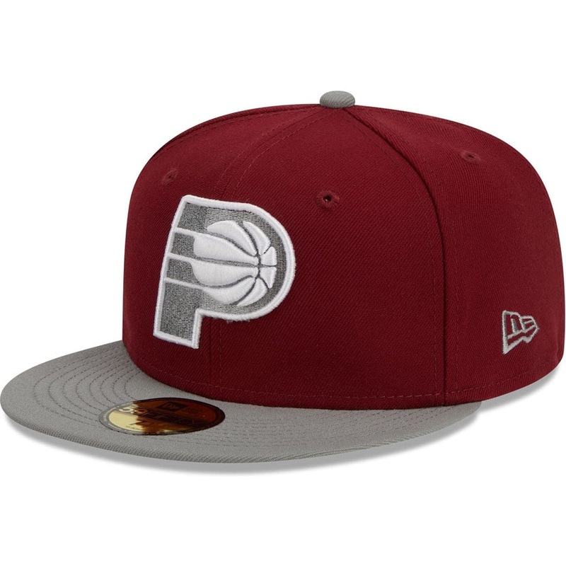 New Era Indiana Pacers Colorpack Burgundy/Grey 2023 59FIFTY Fitted Hat