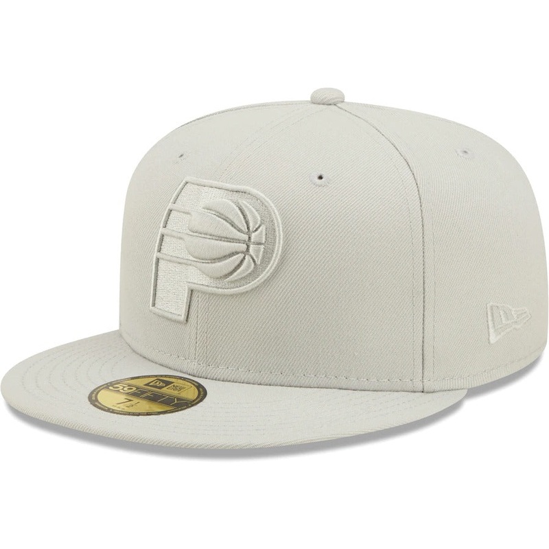 New Era Indiana Pacers Gray Logo Color Pack 59FIFTY Fitted Hat