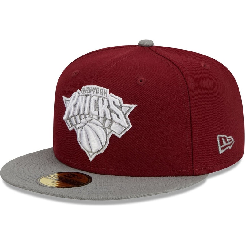New Era New York Knicks Colorpack Burgundy/Grey 2023 59FIFTY Fitted Hat
