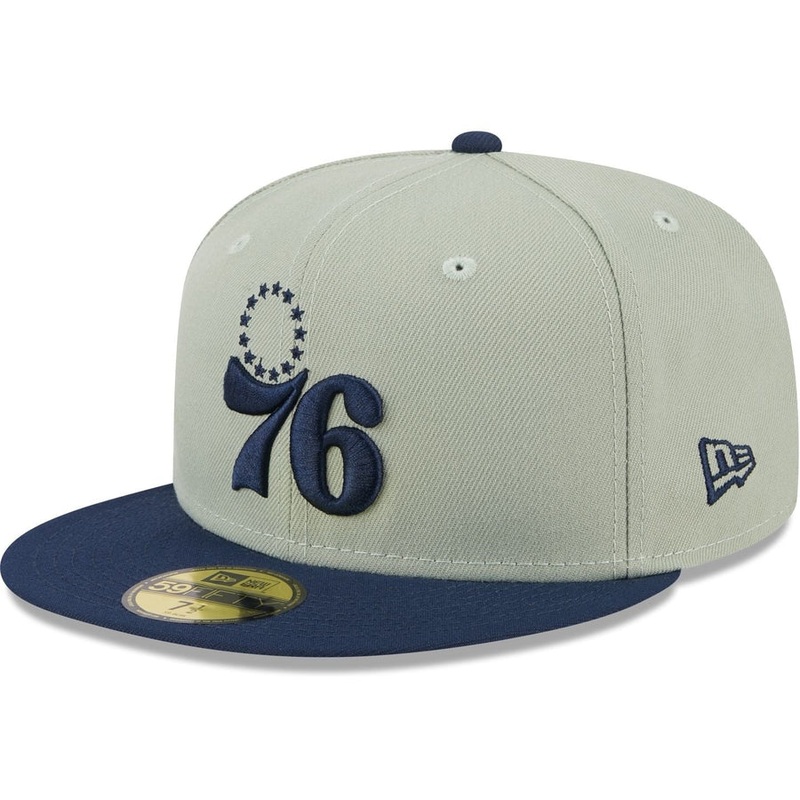 New Era Philadelphia 76ers Colorpack Gray/Navy 2023 59FIFTY Fitted Hat