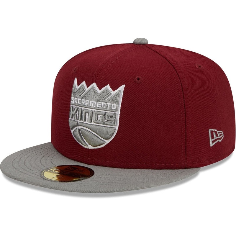 New Era Sacramento Kings Colorpack Burgundy/Grey 2023 59FIFTY Fitted Hat