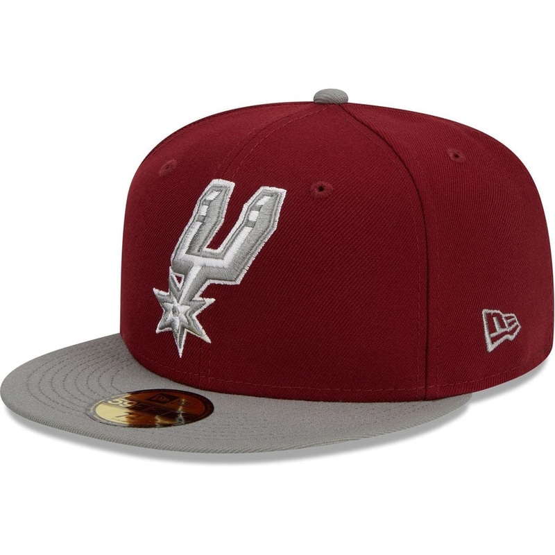 New Era San Antonio Spurs Colorpack Burgundy/Grey 2023 59FIFTY Fitted Hat
