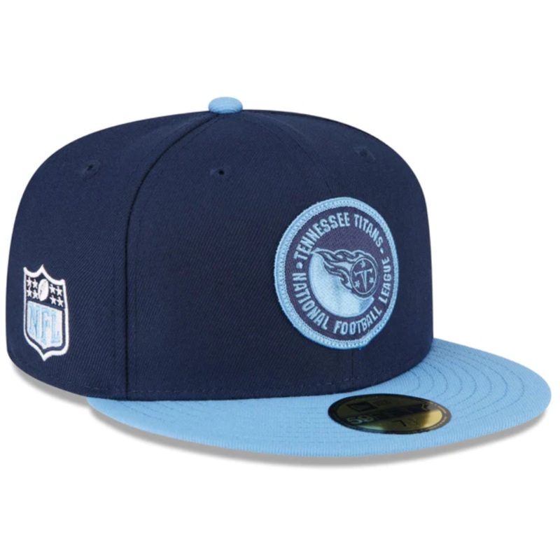 New Era Tennessee Titans 2023 Sideline Team Patch 59FIFTY Fitted Hat