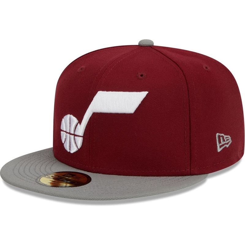 New Era Utah Jazz Colorpack Burgundy/Grey 2023 59FIFTY Fitted Hat