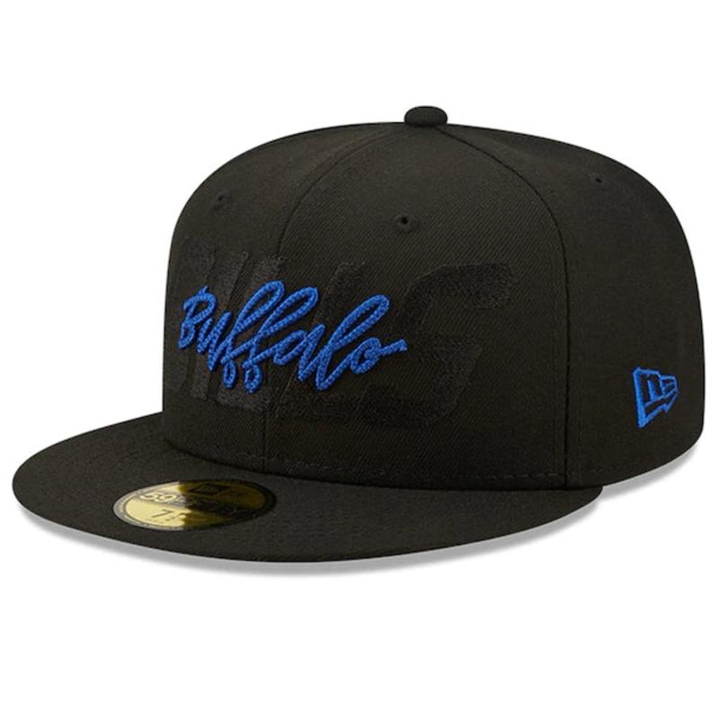 New Era Buffalo Bills  Black 2022 NFL Draft 59FIFTY Fitted Hat