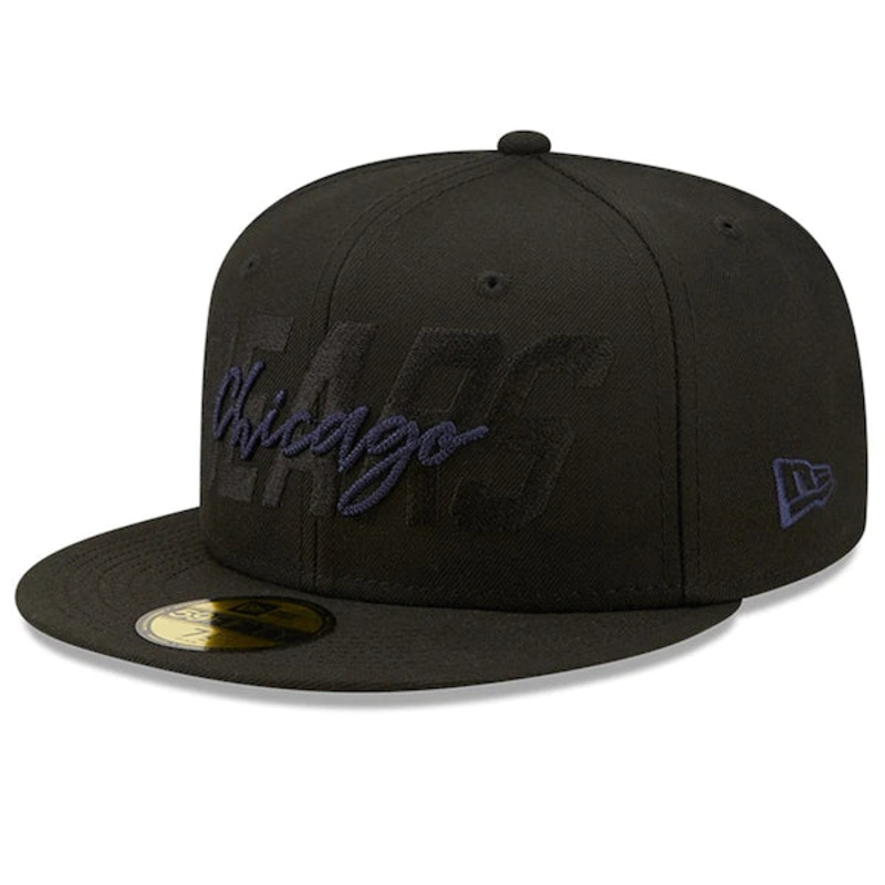 New Era Chicago Bears  Black 2022 NFL Draft 59FIFTY Fitted Hat
