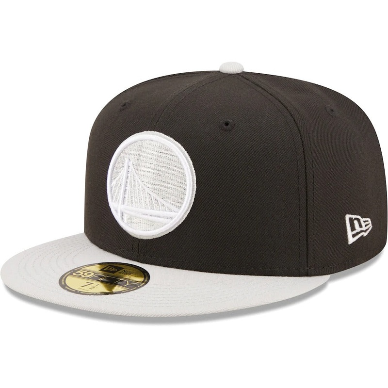 New Era Golden State Warriors Black/Gray Two-Tone Color Pack 59FIFTY Fitted Hat