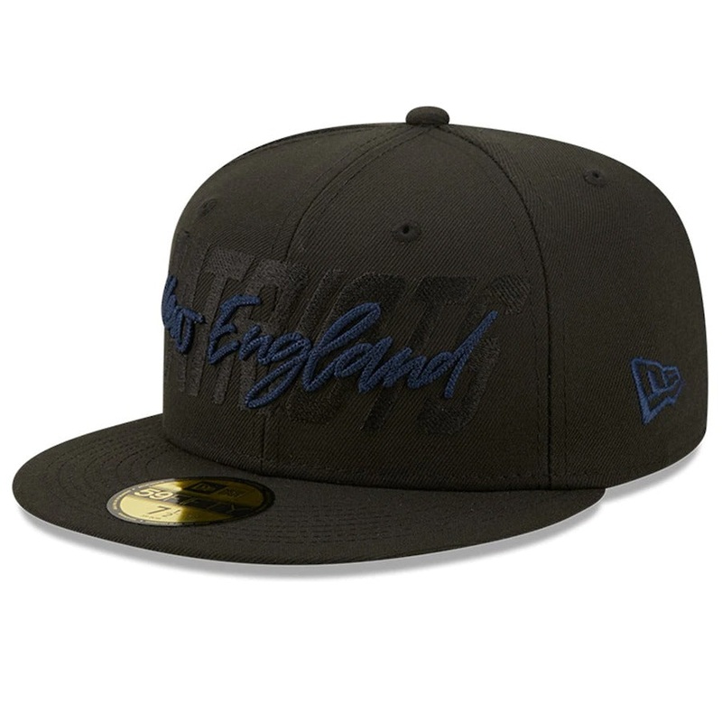 New Era New England Patriots  Black 2022 NFL Draft 59FIFTY Fitted Hat