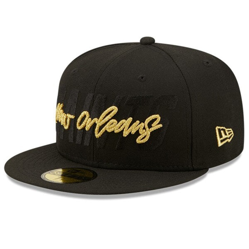 New Era New Orleans Saints Black 2022 NFL Draft 59FIFTY Fitted Hat