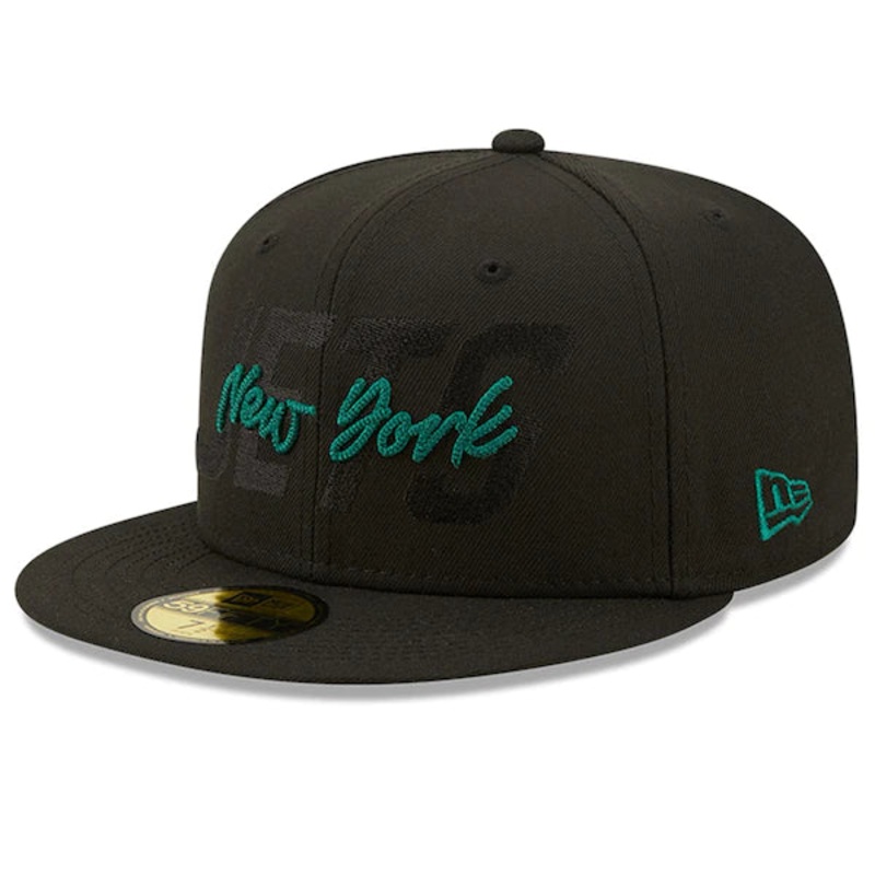 New Era New York Jets  Black 2022 NFL Draft 59FIFTY Fitted Hat