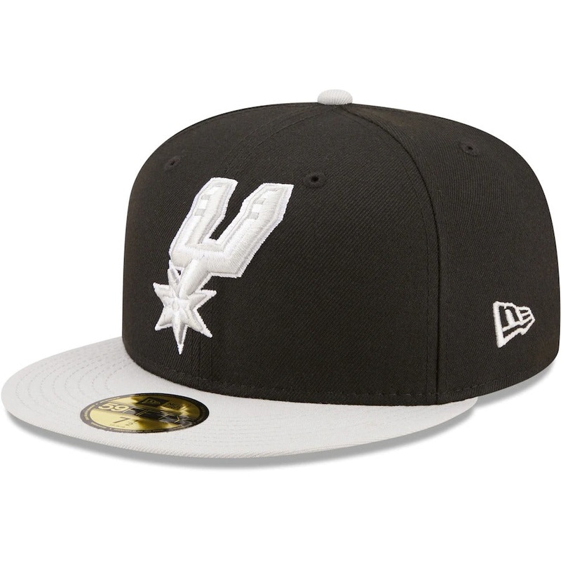 New Era San Antonio Spurs Black/Gray Two-Tone Color Pack 59FIFTY Fitted Hat