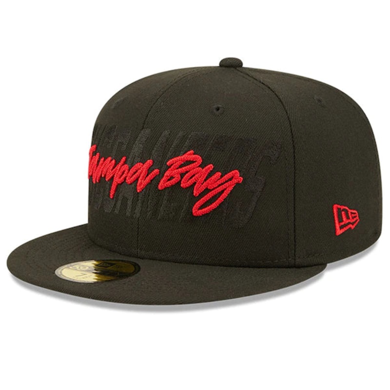 New Era Tampa Bay Buccaneers Black 2022 NFL Draft 59FIFTY Fitted Hat
