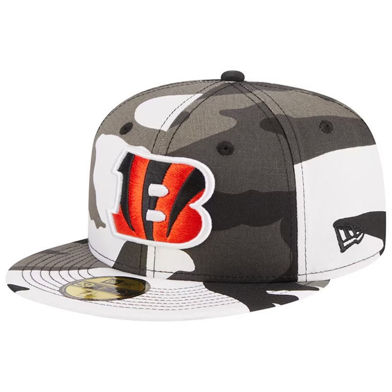 New Era Cincinnati Bengals Urban Grey Camo 2023 59FIFTY Fitted Hat
