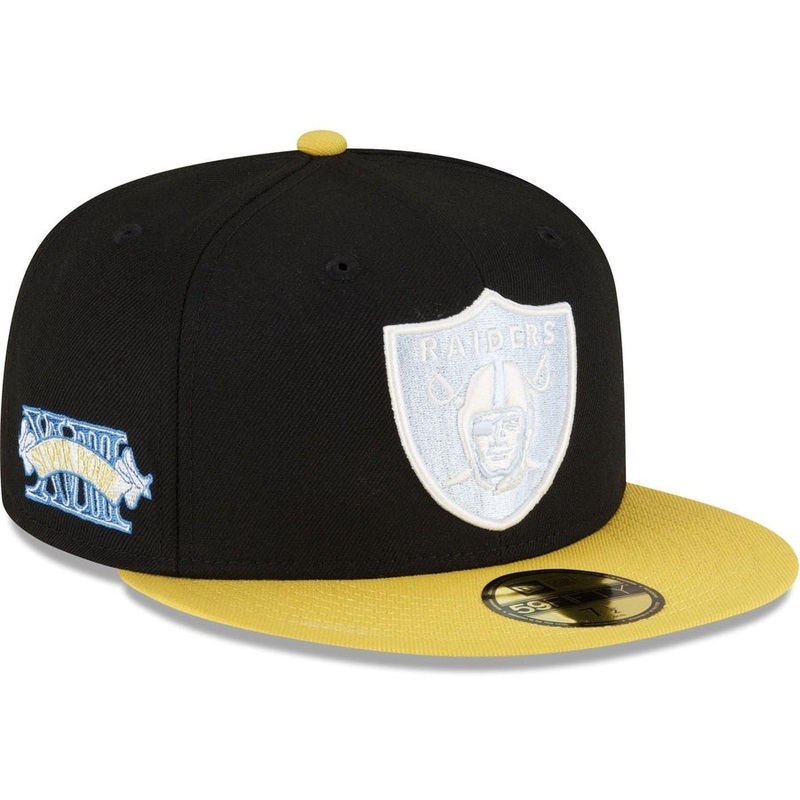 New Era Las Vegas Raiders Chartreuse Visor 2023 59FIFTY Fitted Hat