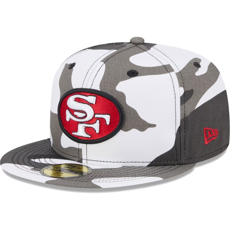 New Era San Francisco 49ers Urban Grey Camo 2023 59FIFTY Fitted Hat