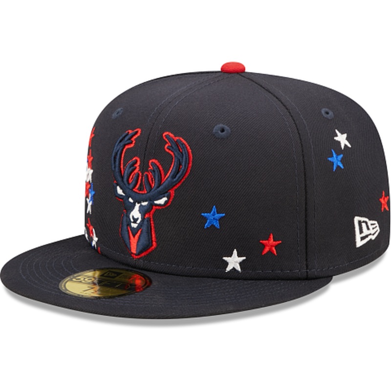 New Era  Milwaukee Bucks 2022 Americana 59FIFTY Fitted Hat