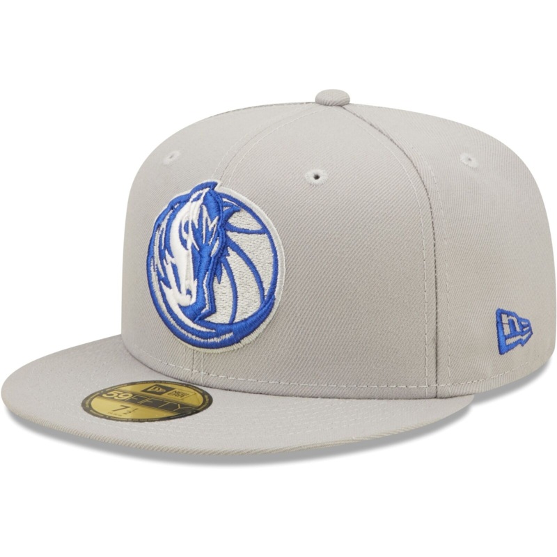 New Era Gray Dallas Mavericks Team Color Pop 59FIFTY Fitted Hat