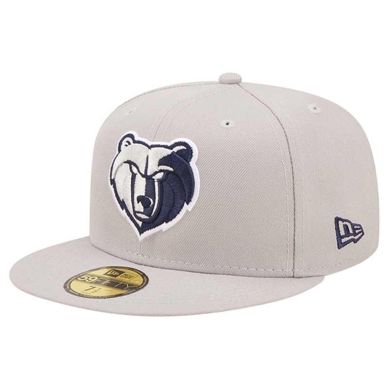 New Era Gray Memphis Grizzlies Team Color Pop 59FIFTY Fitted Hat