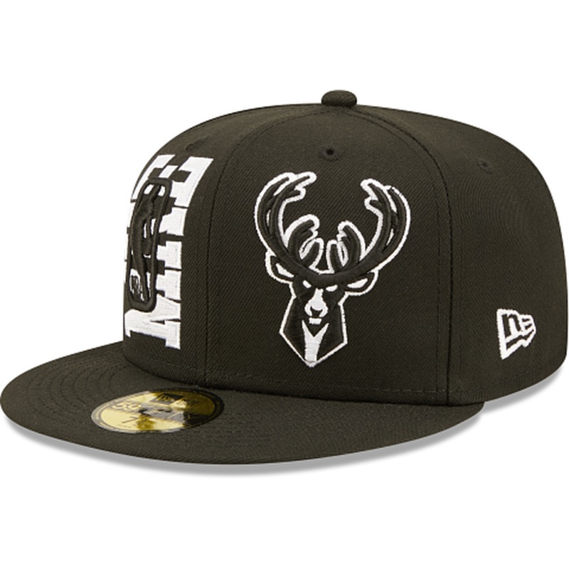 New Era  Milwaukee Bucks 2022 Draft 59FIFTY Fitted Hat