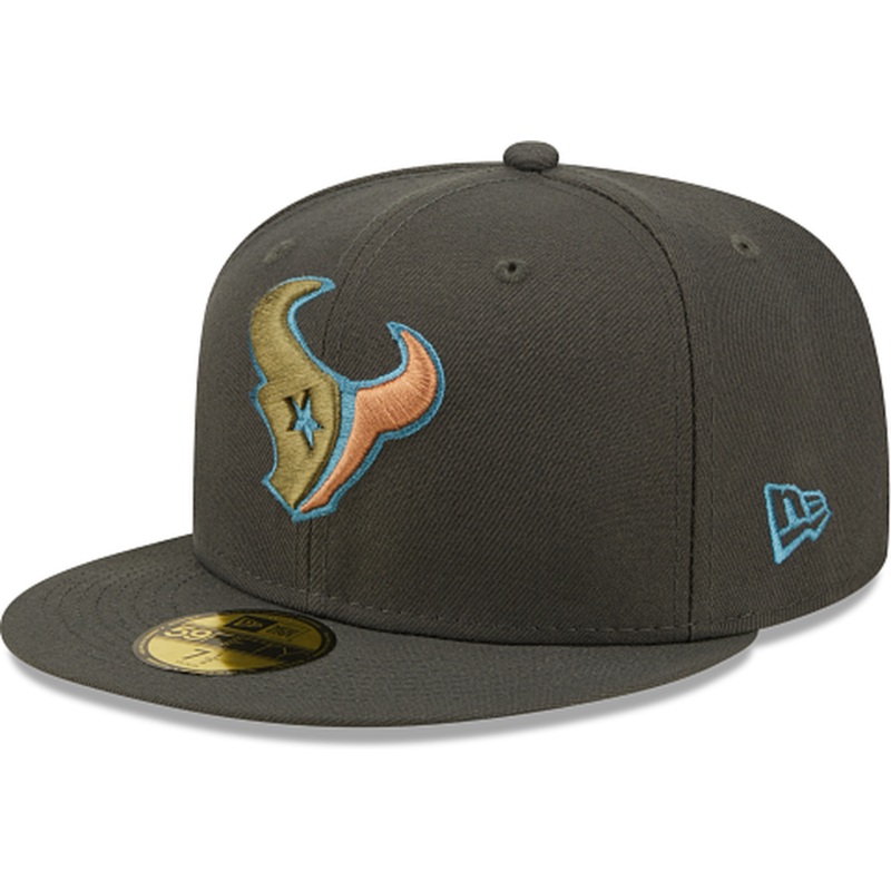 New Era Houston Texans Color Pack Steel 2022 59FIFTY Fitted Hat