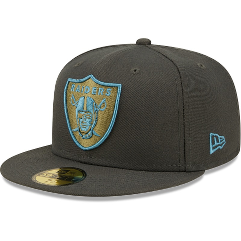 New Era Las Vegas Raiders Color Pack Steel 2022 59FIFTY Fitted Hat