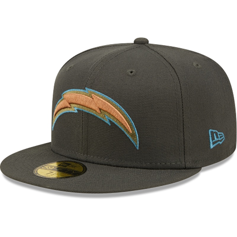 New Era Los Angeles Chargers Color Pack Steel 2022 59FIFTY Fitted Hat