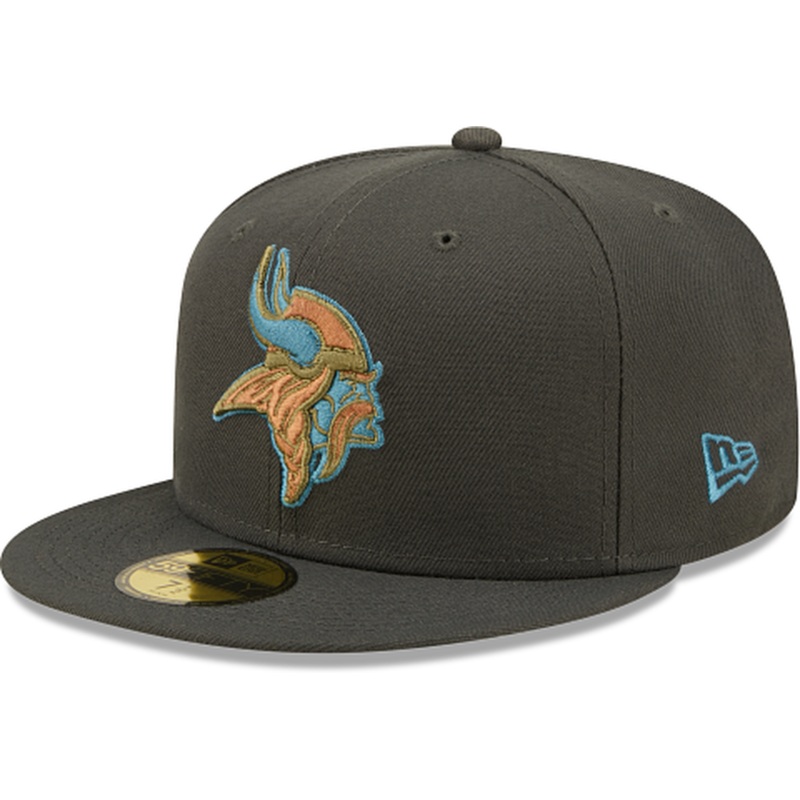 New Era Minnesota Vikings Color Pack Steel 2022 59FIFTY Fitted Hat