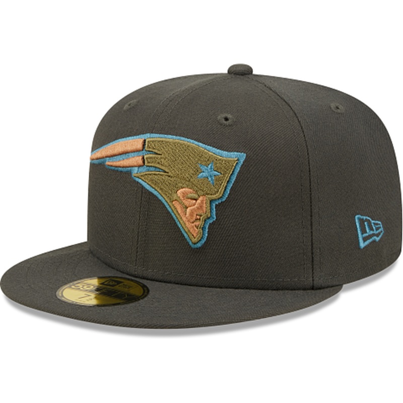 New Era New England Patriots Color Pack Steel 2022 59FIFTY Fitted Hat