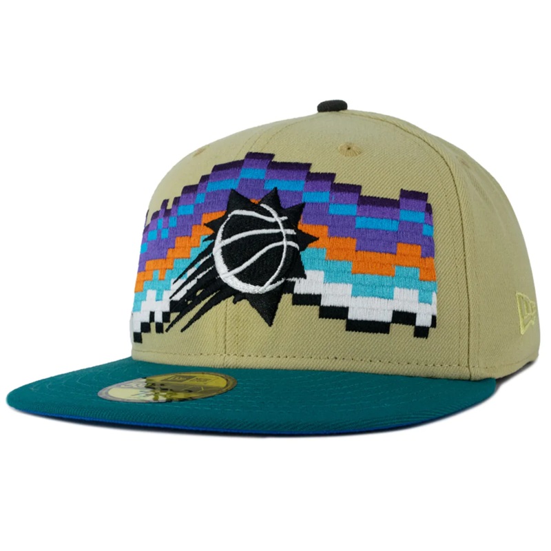 New Era Phoenix Suns Aqua Gradient Background 59FIFTY Fitted Hat
