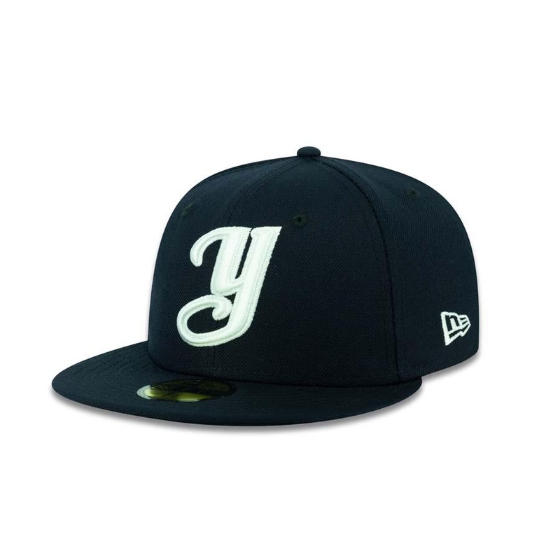Yaquis de Obregon New Era 59FIFTY 5950 Fitted Cap Hat Navy Crown/Visor White “Y” Logo