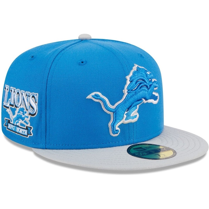 New Era Detroit Lions Throwback Hidden 2023 59FIFTY Fitted Hat