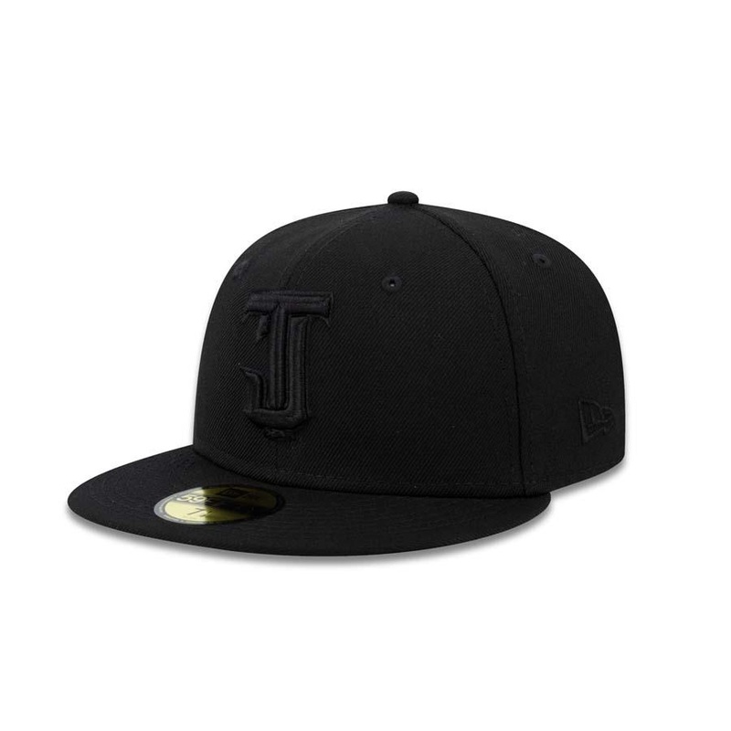 Tijuana Toros New Era LMB 59FIFTY 5950 Fitted Cap Hat All Black Crown/Visor Black Logo