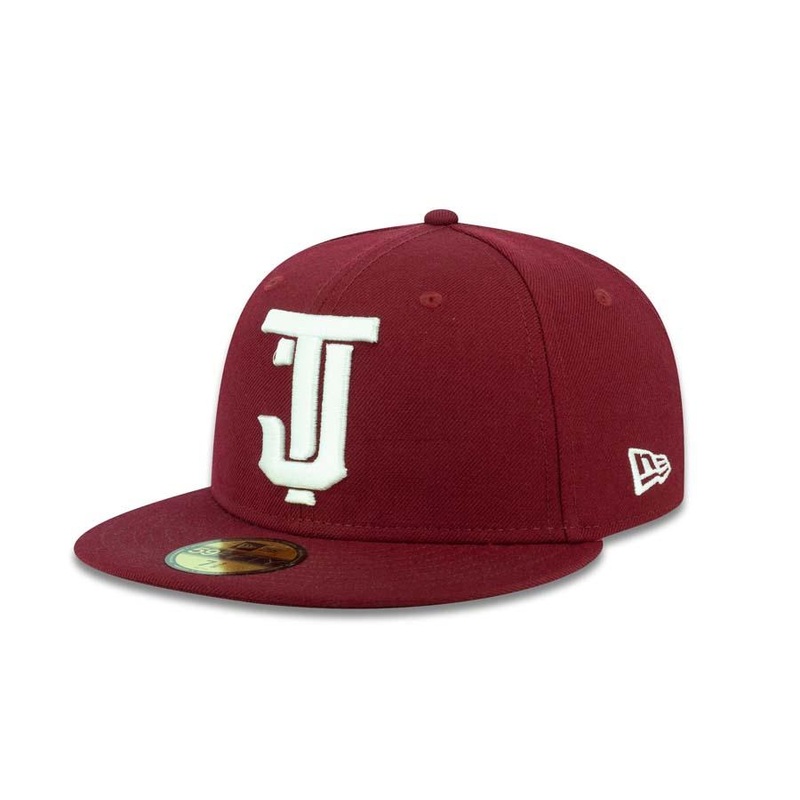 Tijuana Toros New Era LMB 59FIFTY 5950 Fitted Cap Hat Maroon Crown/Visor White TJ Logo
