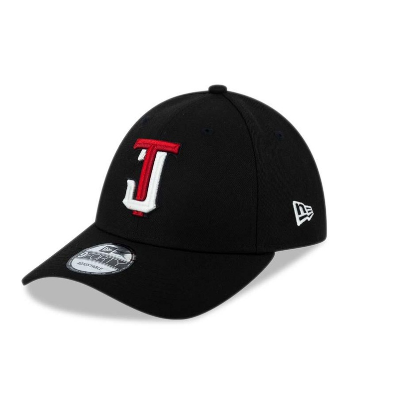 Tijuana Toros New Era LMB 9FORTY 940 Adjustable Cap Hat Team Color Black Crown/Visor Red/White Logo
