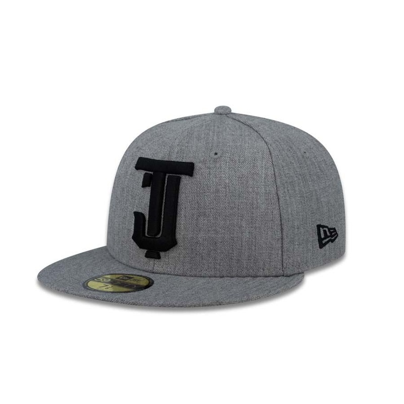 Toros de Tijuana New Era 59FIFTY 5950 Fitted Cap Hat Heather Gray Crown/Visor Black Logo