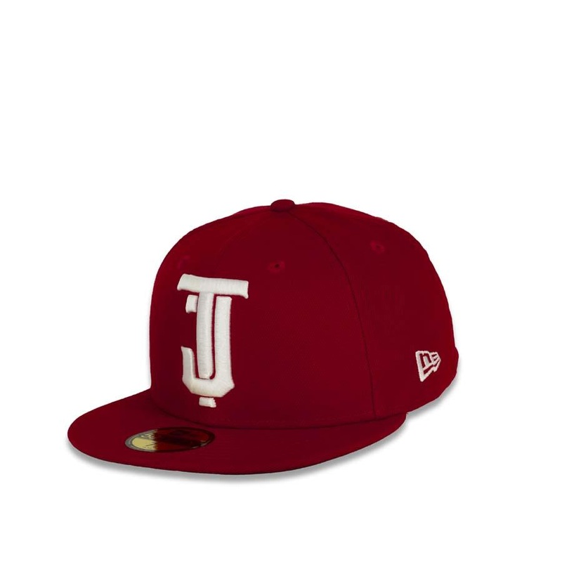 Toros de Tijuana New Era LMB 59FIFTY 5950 Fitted Cap Hat Red Crown/Visor White “TJ” Logo