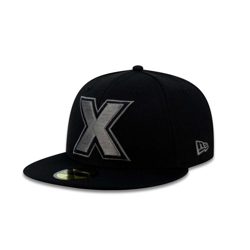 Xolos de Tijuana New Era Liga MX 59FIFTY 5950 Fitted Cap Hat Black Crown/Visor Dark Gray X Logo